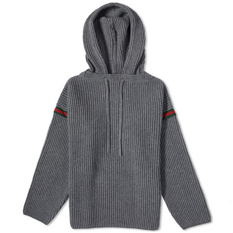 gucci logo tape hoodie